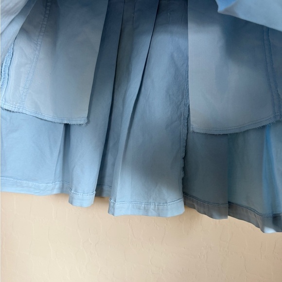 American Eagle Outfitters Light Blue Pleated Mini Skirt - Picture 8 of 12